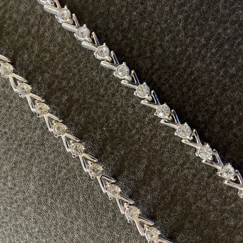 Two silver bracelets. - Picture 2 of 2
